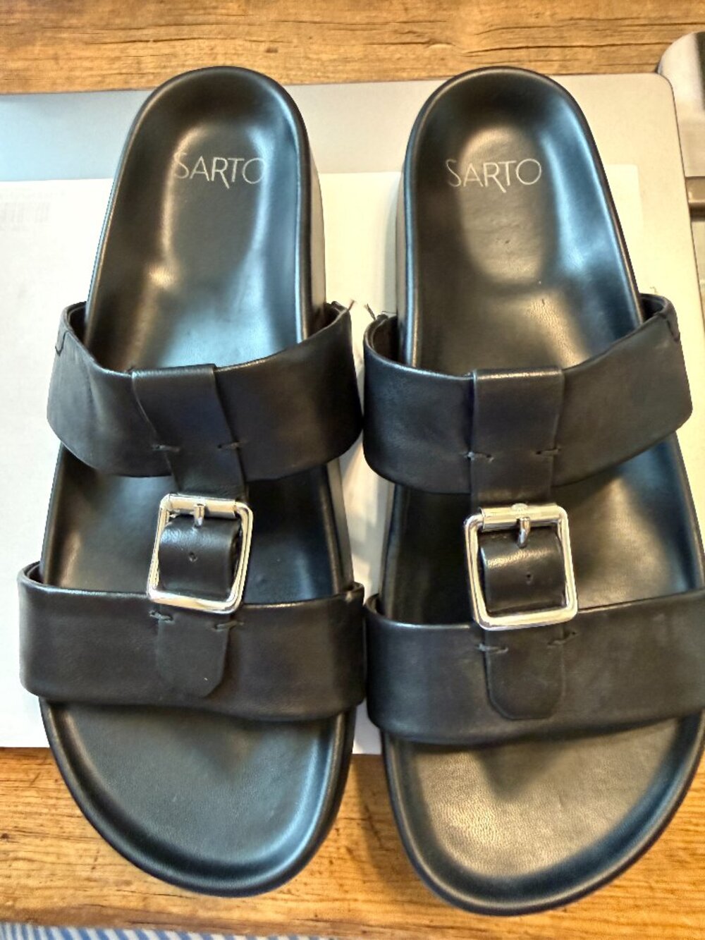 Sarto by Franco Braxton Two Strap Sandle